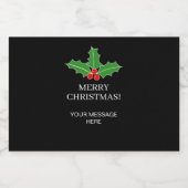 Mini Liquor Bottle Labels for Christmas party Alkoholflaschenetikett (Einzelnes Label)