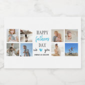 Mini Liquor Flasche Labels Geschenk des Vaters Alkoholflaschenetikett (Einzelnes Label)