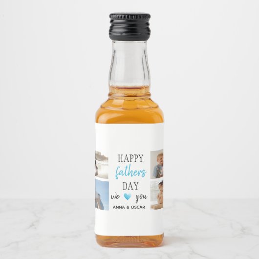 Mini Liquor Flasche Labels Geschenk des Vaters Alkoholflaschenetikett (Vorderseite)