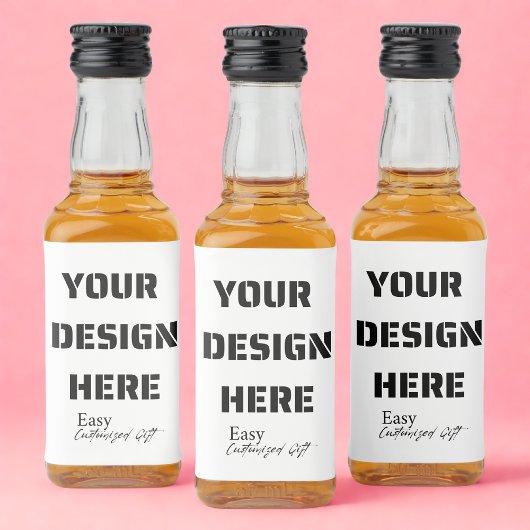 Mini-Liquor-Flaschenetiketten 3 Zoll x 2 Zoll Alkoholflaschenetikett