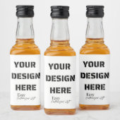 Mini-Liquor-Flaschenetiketten 3 Zoll x 2 Zoll Alkoholflaschenetikett (Flaschen)