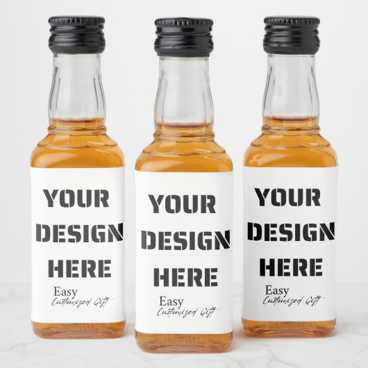 Mini-Liquor-Flaschenetiketten 3 Zoll x 2 Zoll Alkoholflaschenetikett (Flaschen)