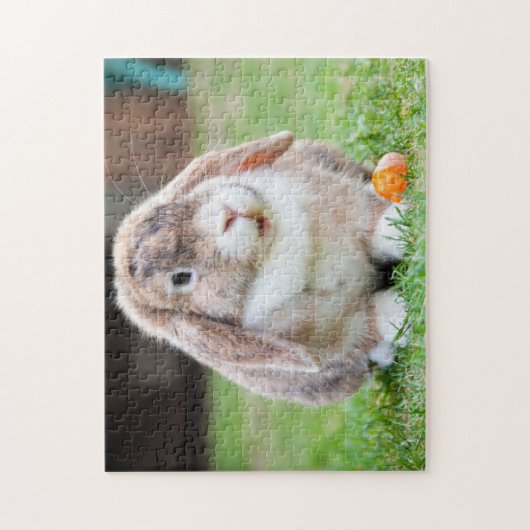 Mini Lop Bunny Rabbit Puzzle (Vertikal)