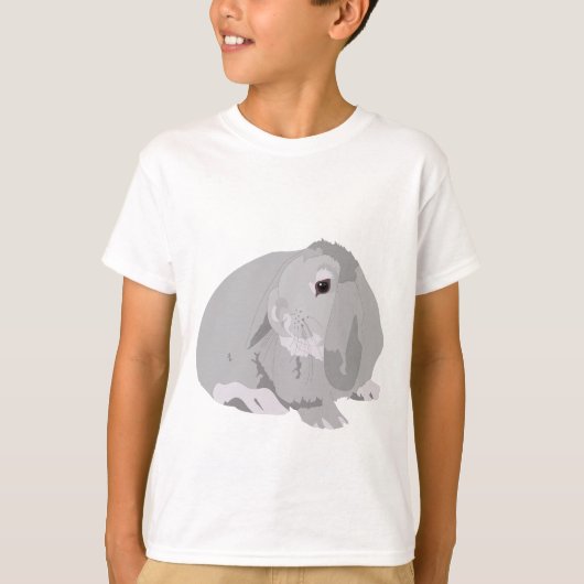 Mini Lop Bunny T-Shirt (Vorderseite)