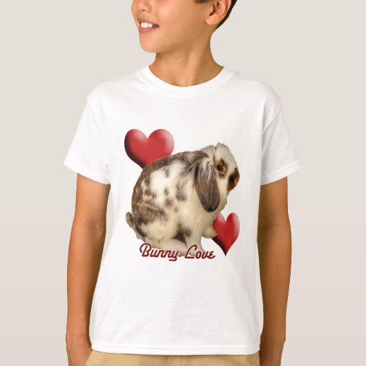 Mini-Lop-Kaninchen T-Shirt (Vorderseite)