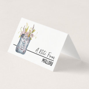 Mini-Lunchbox-Karten 🍎 mit Ihrem Namen Personalis Visitenkarten