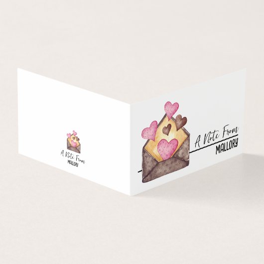 Mini-Lunchbox-Karten mit Ihrem Namen Personalisier Visitenkarten (Vorderseite)