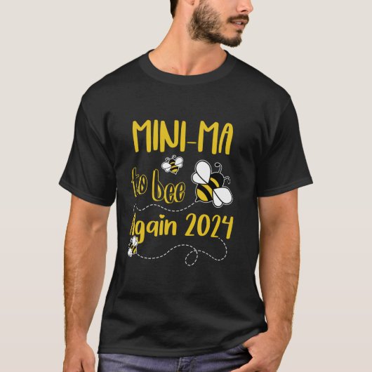 MINI MA 2024 wird wieder Schwangerschaft T-Shirt (Vorderseite)