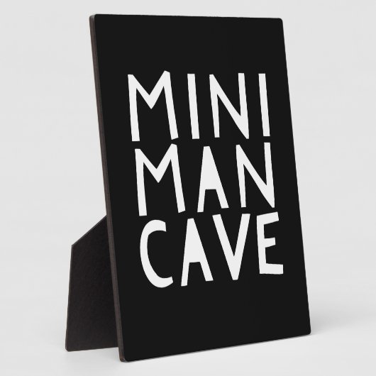 Mini Man Cave Kid's room Sign Fotoplatte (Seite)