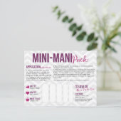 Mini-Mani-Pack-Postkarten Postkarte (Stehend Vorderseite)