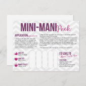 Mini-Mani-Pack-Postkarten Postkarte (Vorne/Hinten)