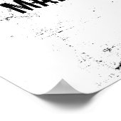 Mini-Mann Höhle Zitat Poster Wand Kunst (Ecke)