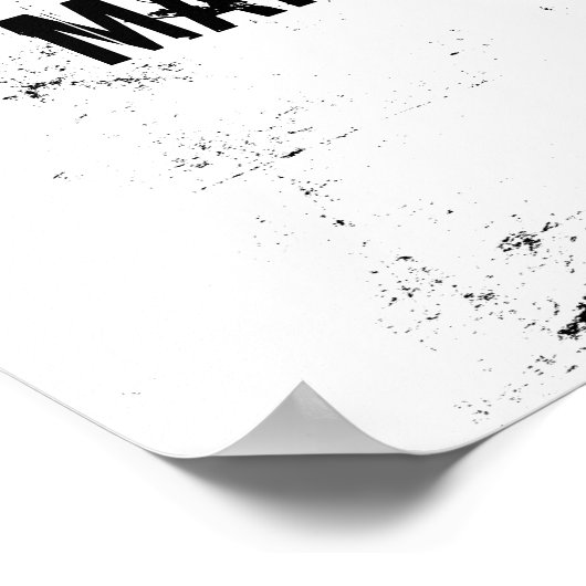 Mini-Mann Höhle Zitat Poster Wand Kunst (Ecke)