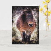 Mini Mare Grunge Karte (Gelbe Blume)