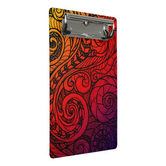 Mini Masterpiece Doodle-Zwischenablage Klemmbrett (Schrägansicht)