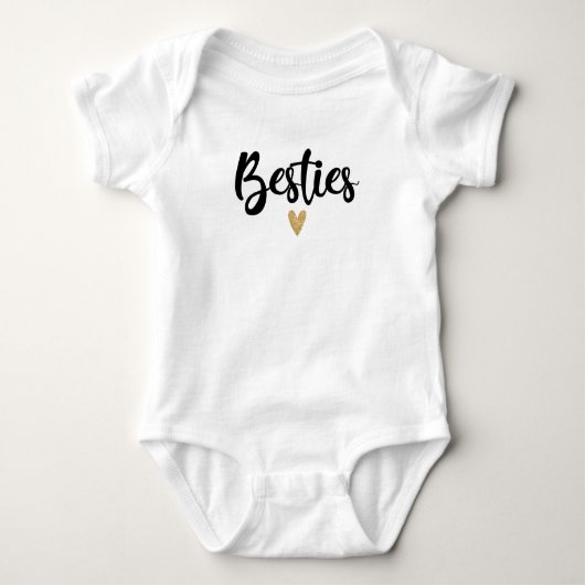 Mini Matching Besties Script T - Shirt (Vorderseite)