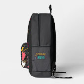 Mini Maverick Cool Rebel Coyote Playground Punk Bedruckter Rucksack (Rechts)