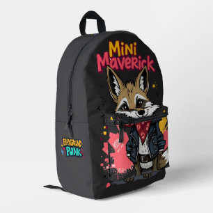 Mini Maverick Cooler Rebellischer Kojote Spielplat Bedruckter Rucksack