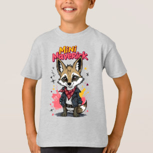 Mini Maverick Cooler Rebellischer Koyote Spielplat T-Shirt
