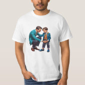 Mini Me, Maxi Hero: T-Shirt (Vorderseite)