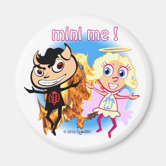 Mini Me! Naughty Boy und Nice Girl Magnet (Vorne)