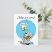 Mini Mice Cheers Postkarte (Stehend Vorderseite)