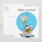 Mini Mice Cheers Postkarte (Vorne/Hinten)