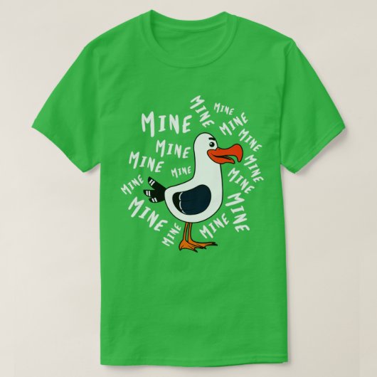 Mini Mini Mini Seagull Funny Bird Lover Beach Chic T-Shirt (Design vorne)