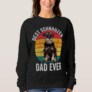 Mini Miniaturschnauzer-Vater Vintage-Schnauzer-Vat Sweatshirt