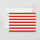 MINI Minimalistisch Classic Frohe Weihnachten Mitteilungskarte (Rückseite)