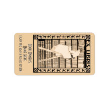 Mini Modern Vintage Buchzeichen Personalisiert