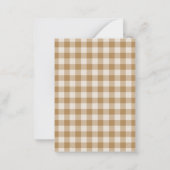 Mini Modern Warmherzlich wünscht heißen Kakaourlau Mitteilungskarte (Rückseite)