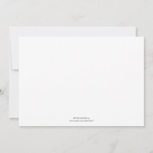 Mini Mouse Geburtstagsparty Einladung (Rückseite)