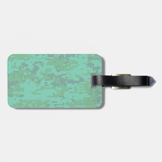 Mini-Muster für digitale Camouflage Gepäckanhänger (Rückseite horizontal)