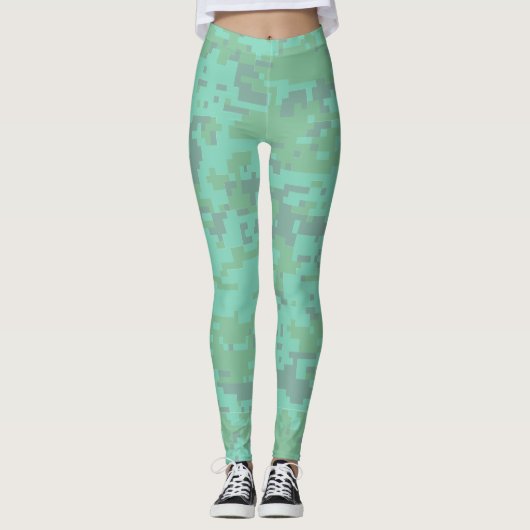 Mini-Muster für digitale Camouflage Leggings (Vorderseite)