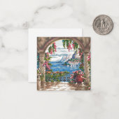 Mini-Notecard 2,5" Mitteilungskarte (Vorderseite/Rückseite Beispiel)