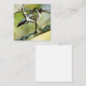 Mini-Notecards von personalisiert Hummingbird Mitteilungskarte (Vorne/Hinten)