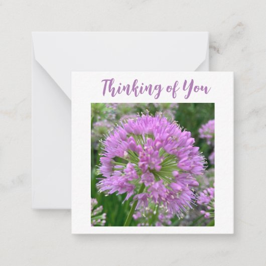 Mini Notes "Thinking of You" Mitteilungskarte (Vorderseite)