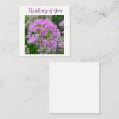 Mini Notes "Thinking of You" Mitteilungskarte (Vorne/Hinten)