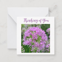 Mini Notes "Thinking of You" Mitteilungskarte