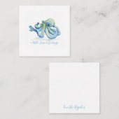 Mini Octopus Christmas Mitteilungskarte (Vorne/Hinten)