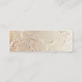 Mini-Ohrring-Karte mit Goldfolie Mini Visitenkarte (Rückseite)