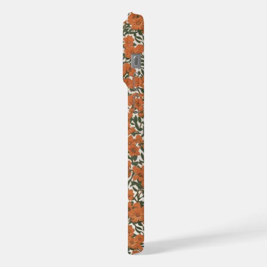 Mini-Orange-Blume iPhone Hülle (Linke Seite)