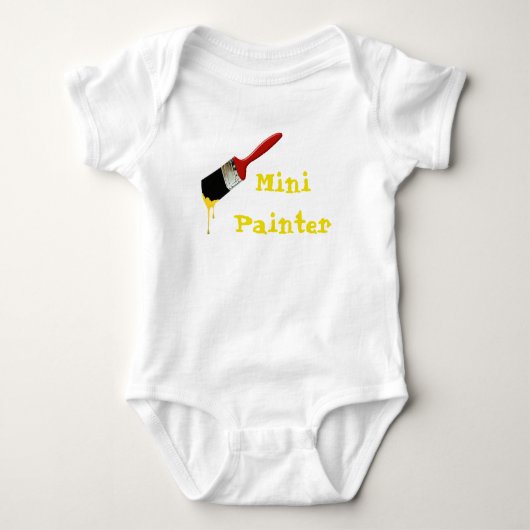 Mini Painter Bodysuit Baby Strampler (Vorderseite)