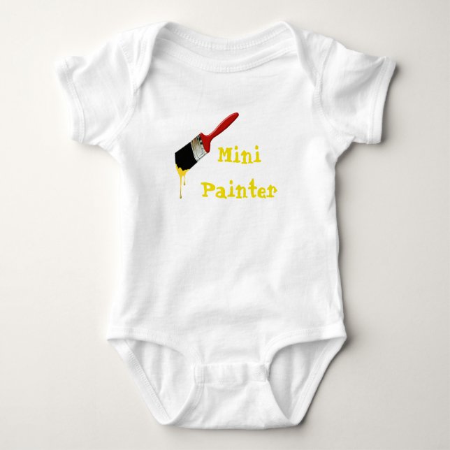 Mini Painter Bodysuit Baby Strampler (Vorderseite)