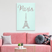 Mini Paris Eiffel Tower Leinwand Kunst, Dichtung u (Insitu (Wohnzimmer))