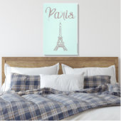 Mini Paris Eiffel Tower Leinwand Kunst, Dichtung u (Insitu (Schlafzimmer))