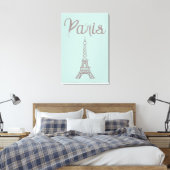 Mini Paris Eiffel Tower Leinwand Kunst, Dichtung u (Insitu (Schlafzimmer))