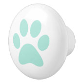 Mini-Paw-Druck Keramikknauf (Rechts)