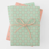 Mini Peach Serenade Wrapping Paper Flat Sheet Set Geschenkpapier Set (Beispiel)